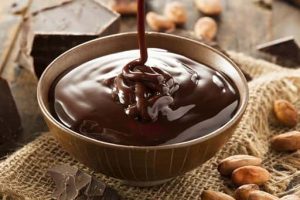 chocolate sauce for strange but good burger topping